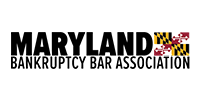 Maryland Bankruptcy Bar Association logo with black text and red-and-gold Maryland flag icon