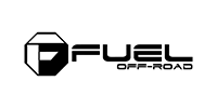 Fuel Off-Road logo in black, with an octagonal shape and the words 