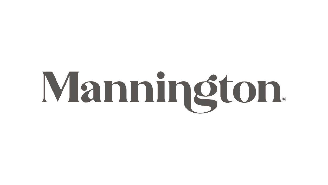 Mannington logo in gray text on a white background.