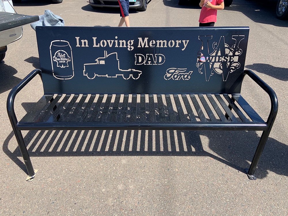 Custom Metal Benches Steel Benches Stanley, WI