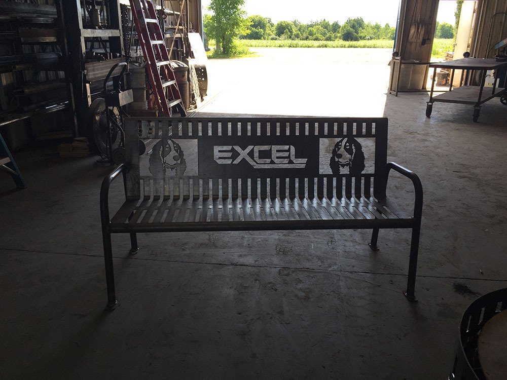 Custom Metal Benches Steel Benches Stanley, WI