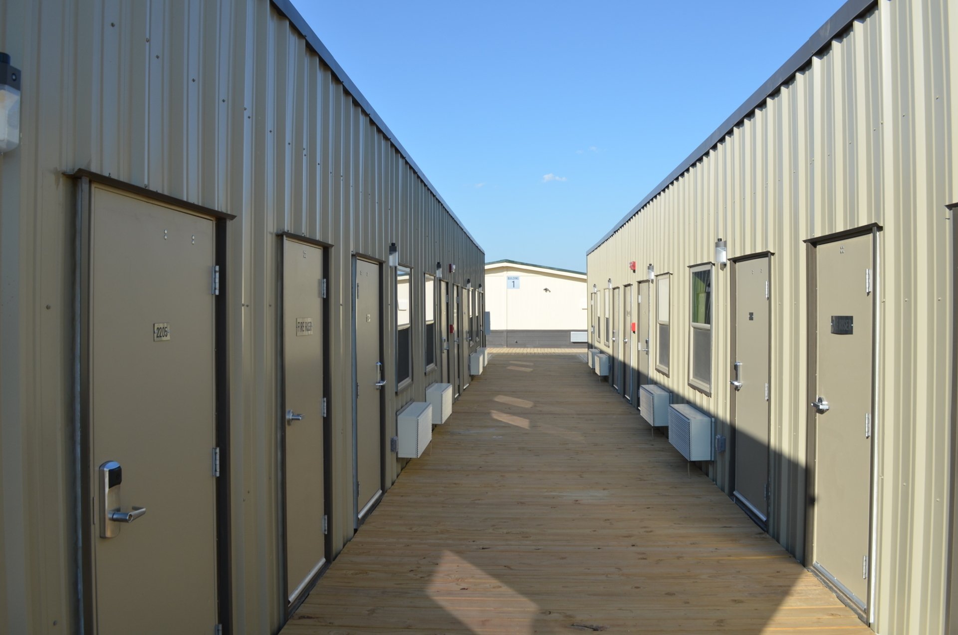 Goodfellow AFB Lease of 84Person Temporary Modular Dorms