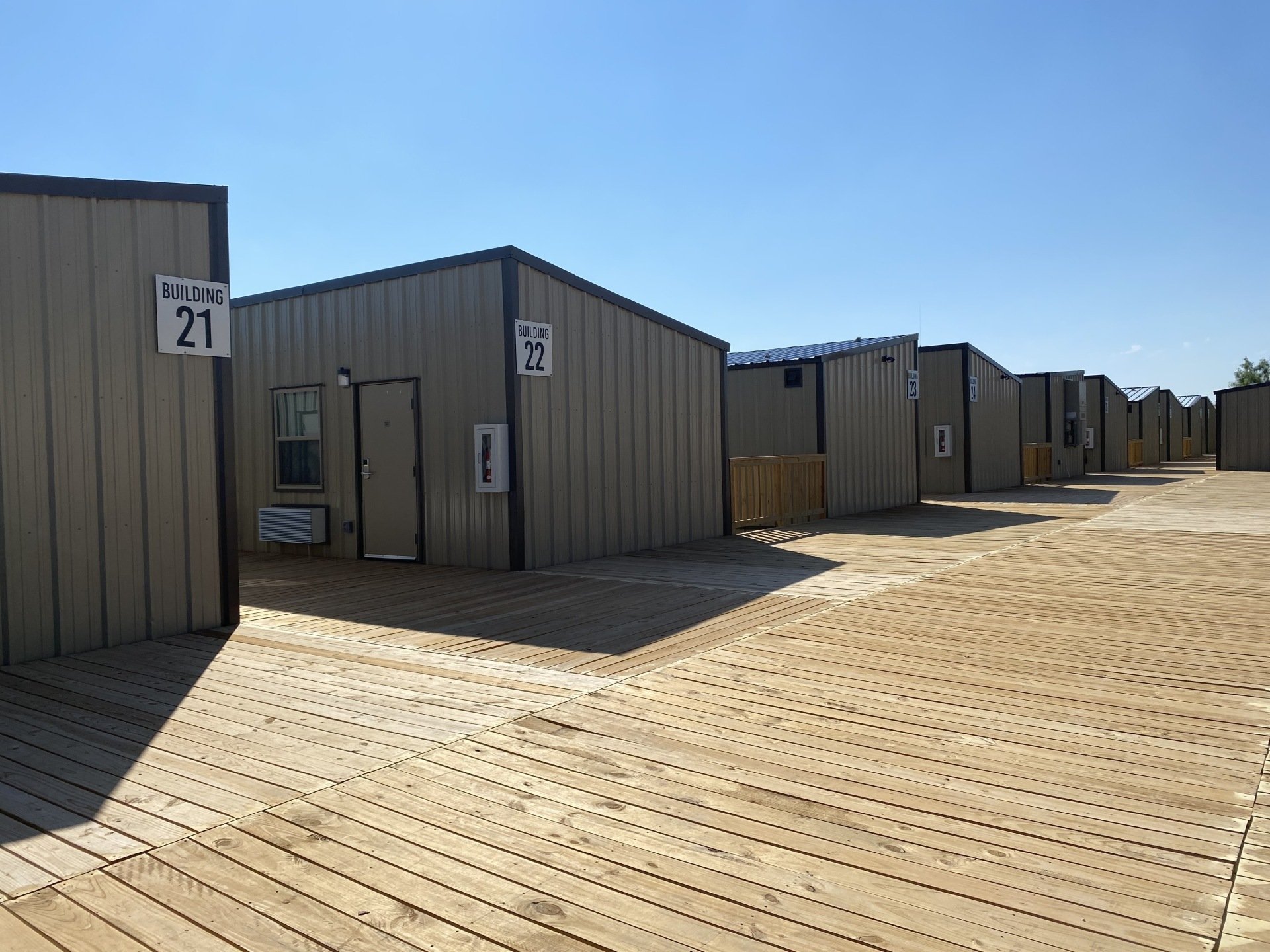 Goodfellow AFB Lease of 84Person Temporary Modular Dorms