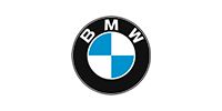 BMW roundel logo in black, blue, and white on a white background