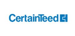 CertainTeed logo in blue.