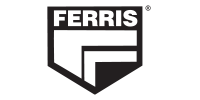 Black and white Ferris logo: 