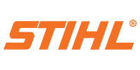 STIHL logo in orange on white background.