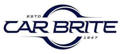 Car Brite logo in blue and gray with “ESTB 1947” text