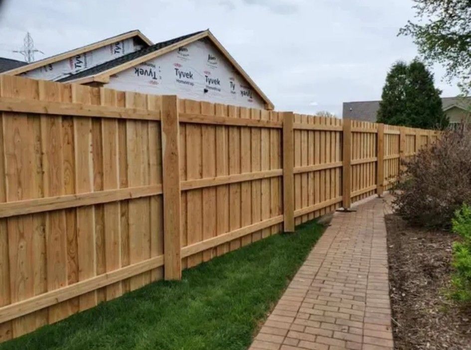 Wood Fencing Installation Wood Fences Appleton WI Oshkosh WI
