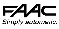 FAAC logo in black, with text 