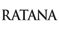 Black serif text reading “RATANA” on a white background