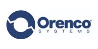 Logo for Orenco Systems: blue circle with a gap, the word
