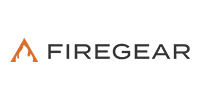 Logo: orange mountain within a triangle shape, next to the word FIREGEAR in dark gray.