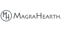 Logo of Magra Hearth, with a circle containing 
