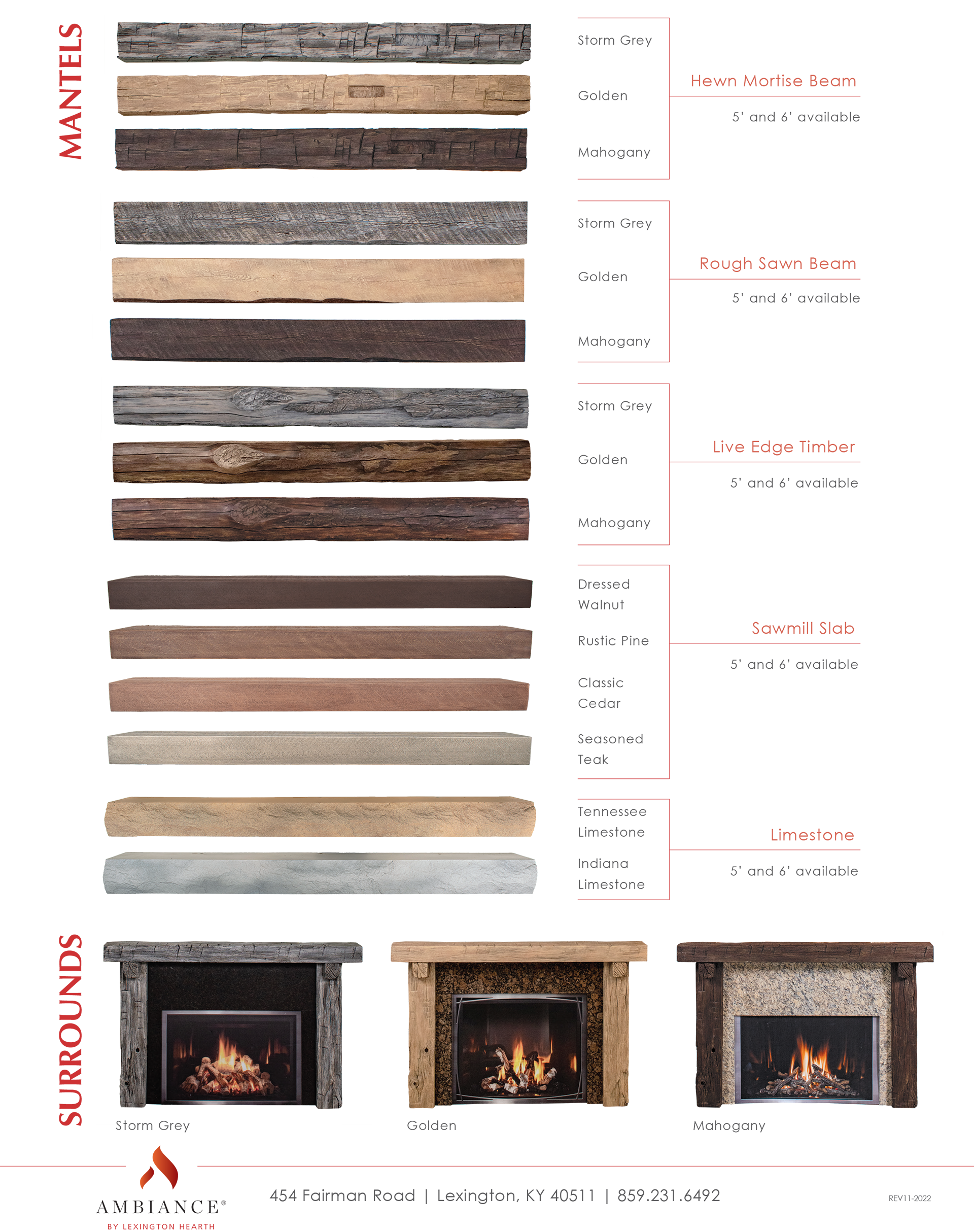 Mantels | Central Arkansas Fireplaces