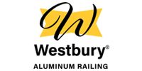 Westbury Aluminum Railing logo with a stylized 