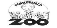 Summerfield Zoo logo with animals and text.