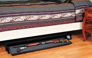 Safe and vault master under the sofa