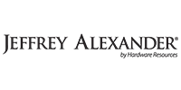 Jeffrey Alexander by Hardware Resources logo in black serif text on white background