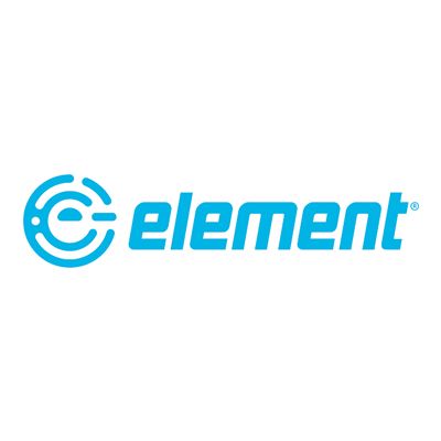 Blue Element logo on a white background.