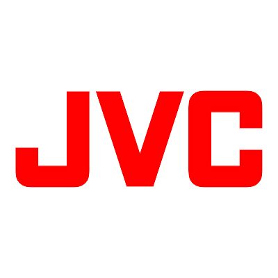 Red JVC logo on a white background.
