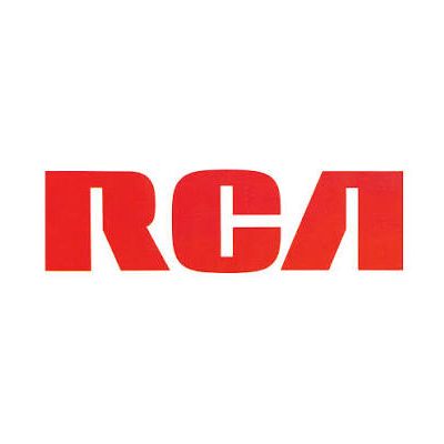 Red RCA logo on a white background.