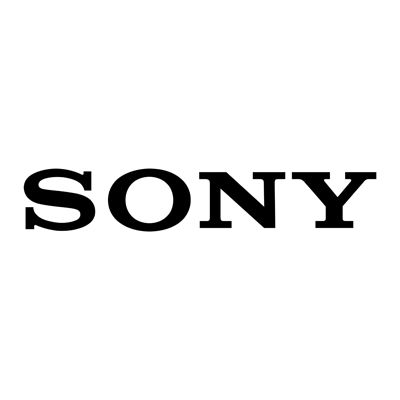 Black Sony wordmark on a white background.