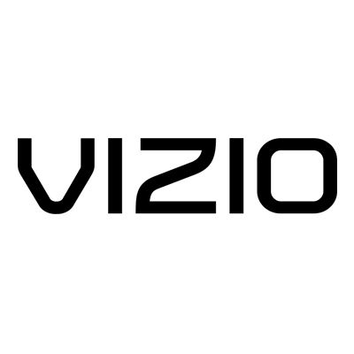 VIZIO logo in black text on a white background.