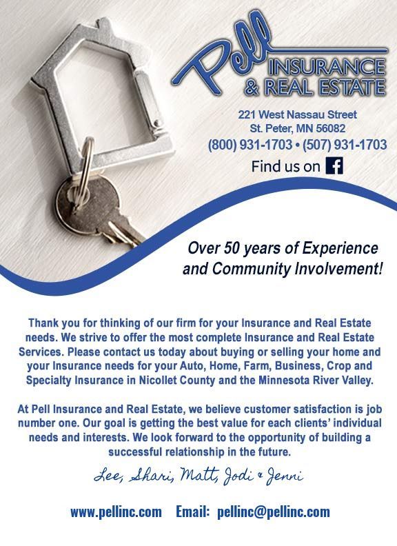 Pell Insurance & Real Estate Photo Gallery Saint Peter, MN