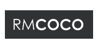 RMCoco logo in white text on a dark gray rectangular background