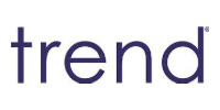 Purple “trend” wordmark on a white background.
