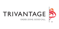 TRIVANTAGE logo with red abstract symbol and tagline “Order. Done. Good Call.”