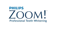 Philips ZOOM! Professional Teeth Whitening logo on a white background